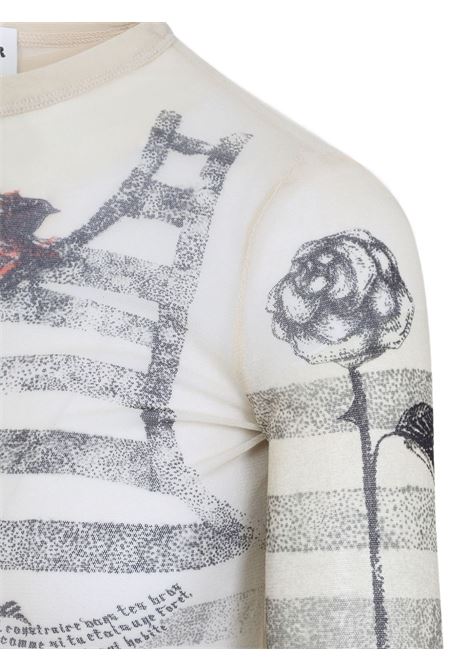 top l/s tattoo mariniere donna ecru JEAN PAUL GAULTIER | 25/34-F-TO274-T585030030